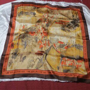 Chinese 100% silk scarf